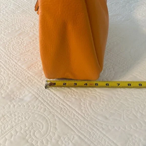 Coach Jules Hobo Bag Pebbled Leather - Orange - Picture 12 of 16